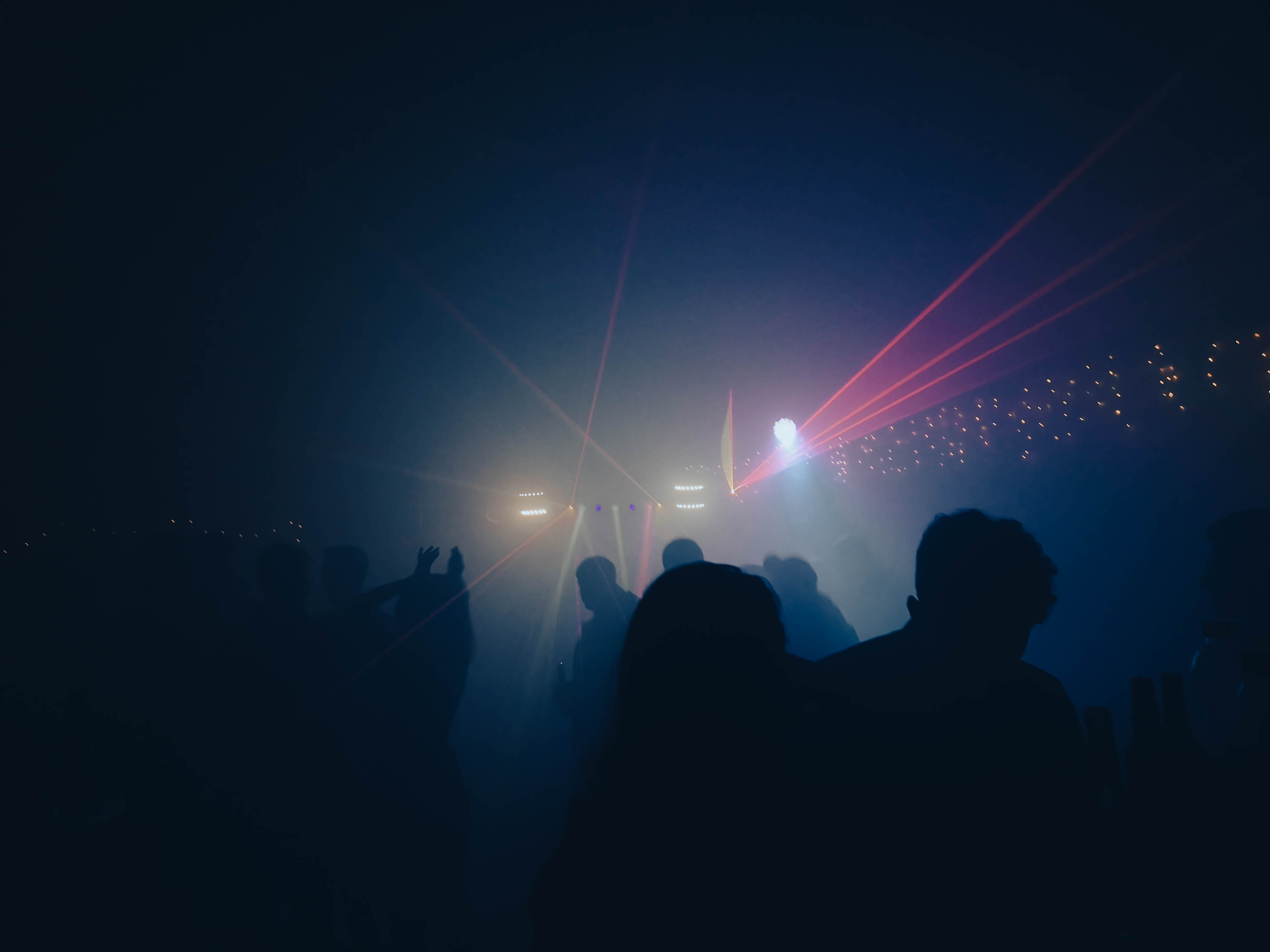 Unsere Lichttechnik auf einem Geburtstag